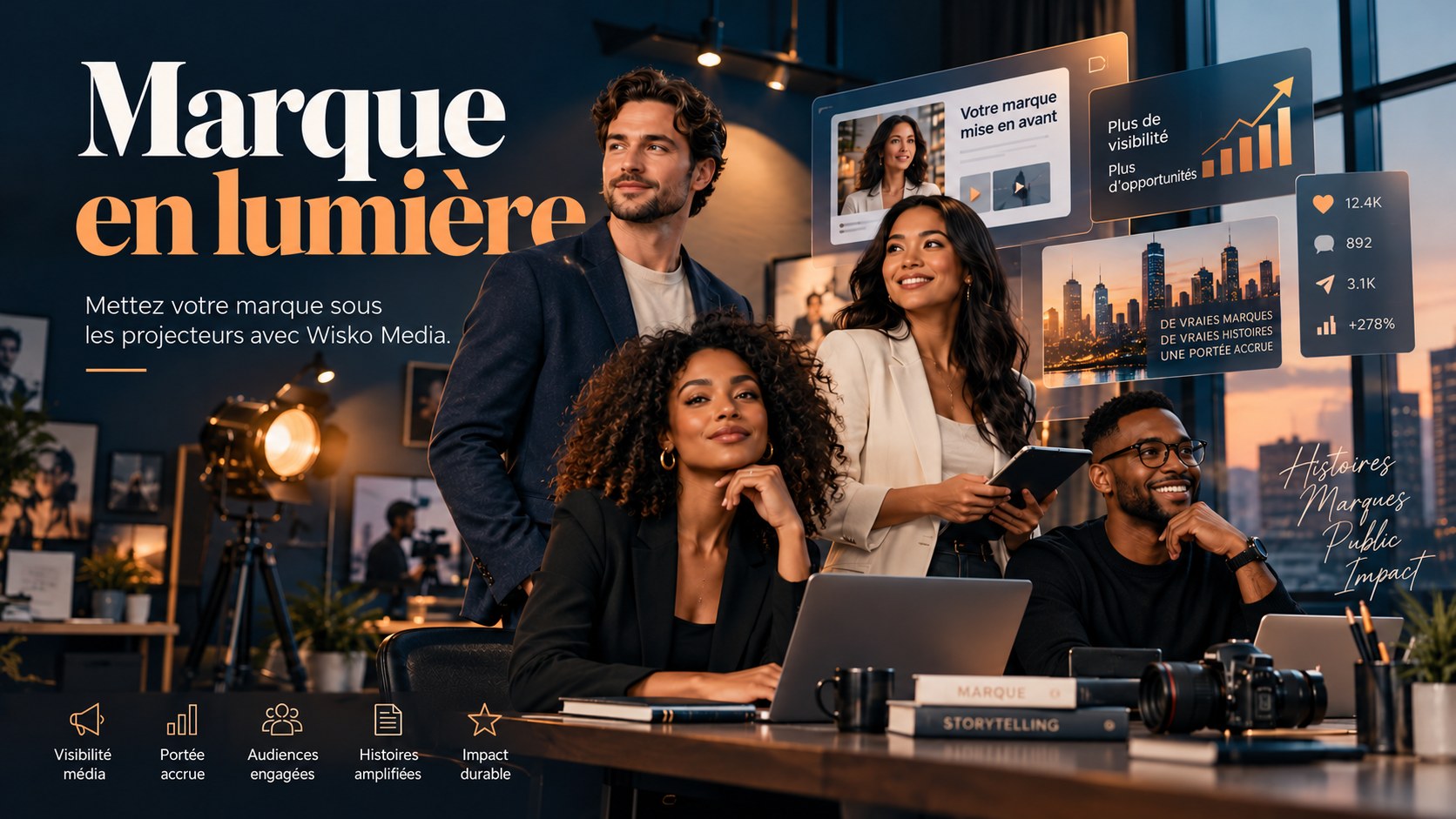 Wisko Media Marque en lumière — visibilité, portée, audiences engagées et impact durable